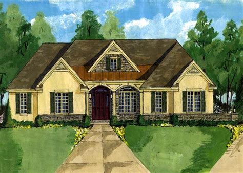 Traditional Style House Plan 50199 With 3 Bed 3 Bath 2 Car Garage