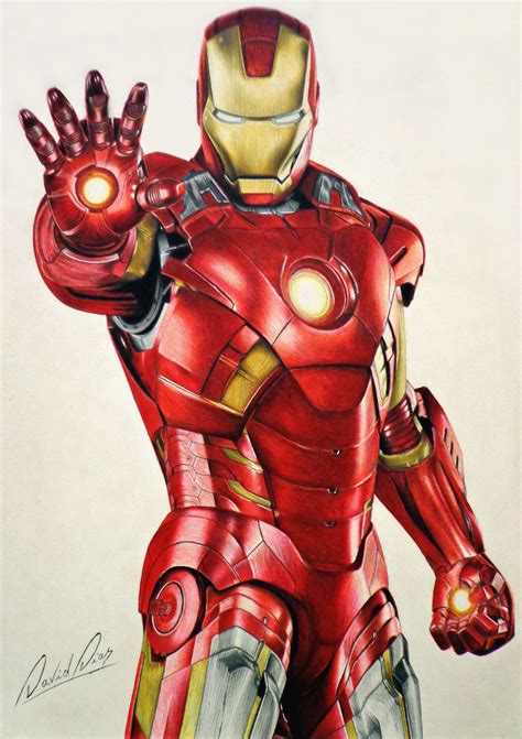 Iron Man Marvel Zeichnungen Buntstiftzeichnungen Marvel Superhelden