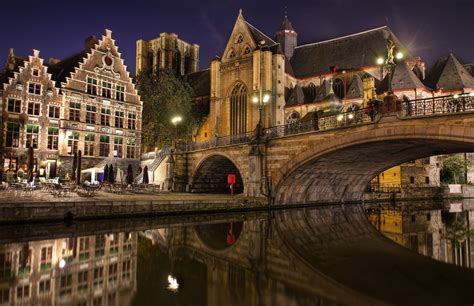 Cityscape Architecture Night Lights Long Exposure Building Bridge