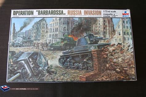 Esci 2016 Barbarossa Russian Invasion Box Art Diorama Toy Soldiers