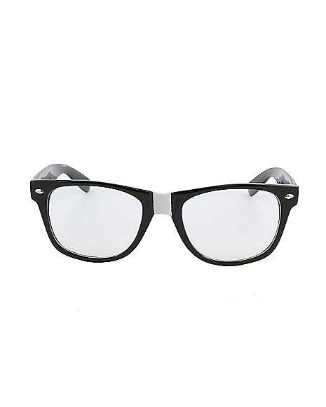 Black Nerd Tape Glasses