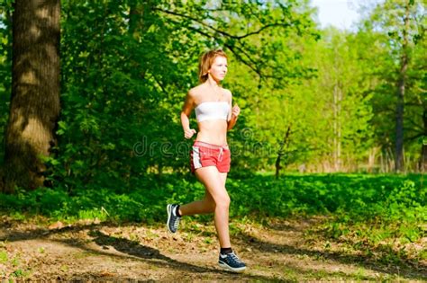 Girl Jogging Stock Image Image Of Attractive Running 14555643