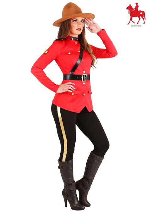 Rcmp Canadian Mountie Womens Costume