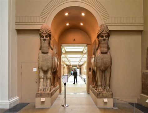 Assyrian Exhibition In British Museum London UK One Of The World S