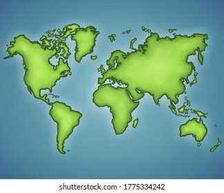 Political Map World Colorful World Mapcountries Stock Vector Royalty