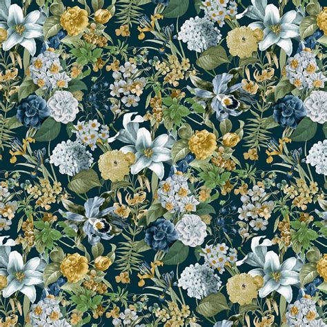 Glasshouse Floral Flora Wallpaper By Graham And Brown Glass House