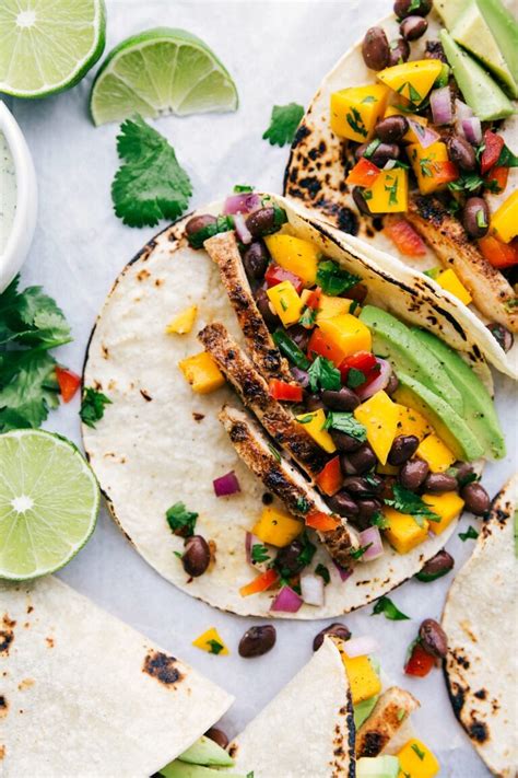 Jamaican Jerk Tacos With A Mango Salsa Chelseas Messy Apron