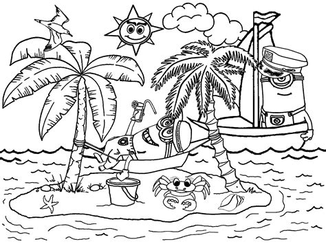 Apalagi kalau gambar mewarnai nya sudah siap. Mewarnai Gambar Pemandangan Indah Pilihan | Mewarnai Gambar