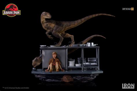 Iron Studios 110 Jurassic Park Velociraptor In The Kitchen Marvel Toys