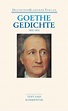 Gedichte 1800-1832. Buch von Johann Wolfgang Goethe (Deutscher ...