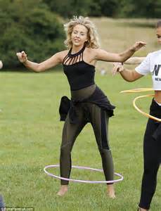 Lydia Bright Shows Off Her Curves As She Hula Hoops With The Towie Gang