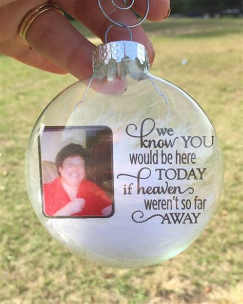 In Memory Ornament - Personalized Christmas ornament - Memorial ornament - Keepsake ornament ...