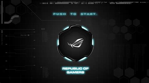 Grey Republic Of Gaming Logo Republic Of Gamers Hd Wallpaper