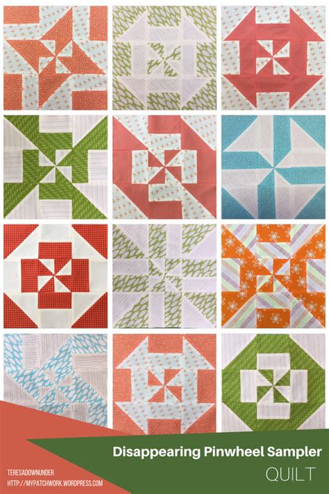 Disappearing Pinwheel Sampler Quilt Tutorial Sewn Up