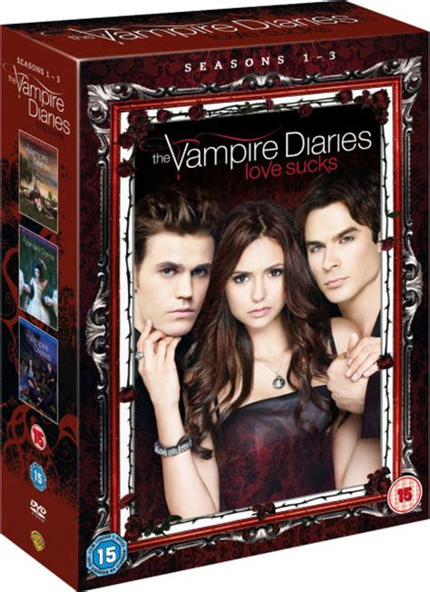 The Vampire Diaries Seasons 1 3 Dvd Zavvi