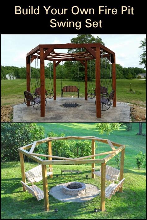 Please use your own judgement once the swing set is built and move it if necessary. How to Build Your Own Fire Pit Swing Set Thinking of ...