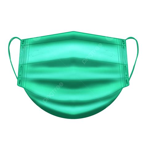 Surgical Mask Clipart Vector Elegant Green Surgical Face Mask Elegant