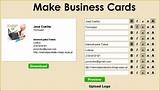 Quick Business Cards Online Photos