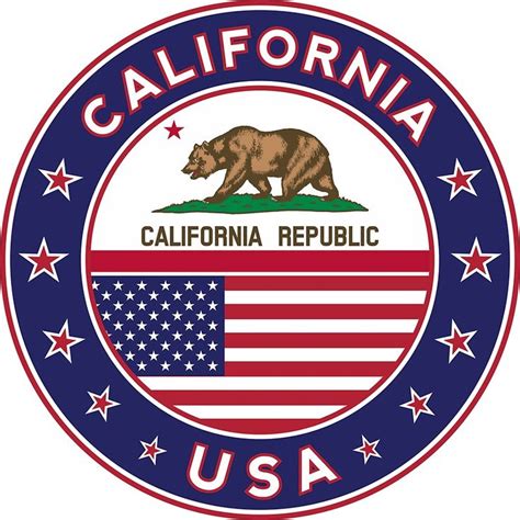 California Sticker By Alma Studio California Logo Travel Stickers
