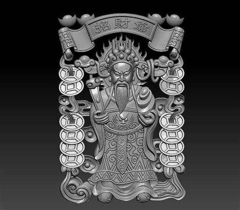 Chinese God Of Wealth 3d Print Model Cgtrader