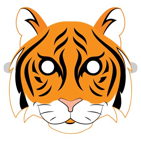A Tiger S Face With The Word Tigers On It