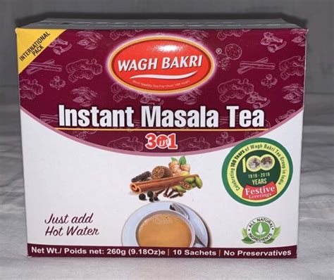 Wagh Bakri Instant Masala Tea 100 Tea Bags Indian Grocery Store