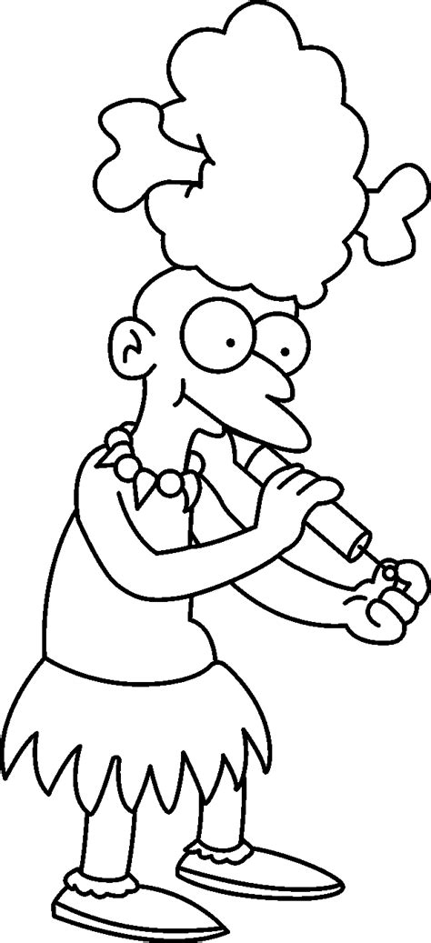 Simpsons Coloring Pages Coloring Kids Coloring Kids