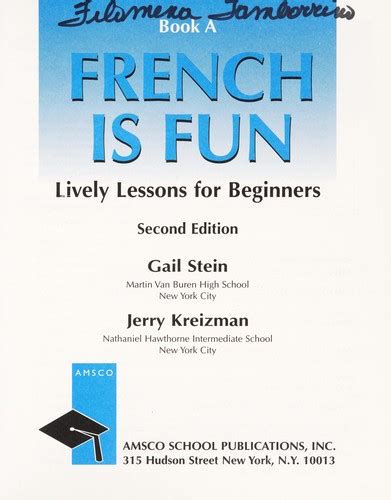 French Is Fun Open Library