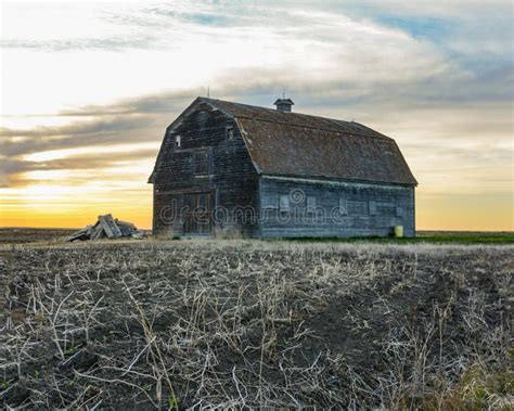 Barns Of The Prairies In Springtime Stock Image Image Of Decrepit