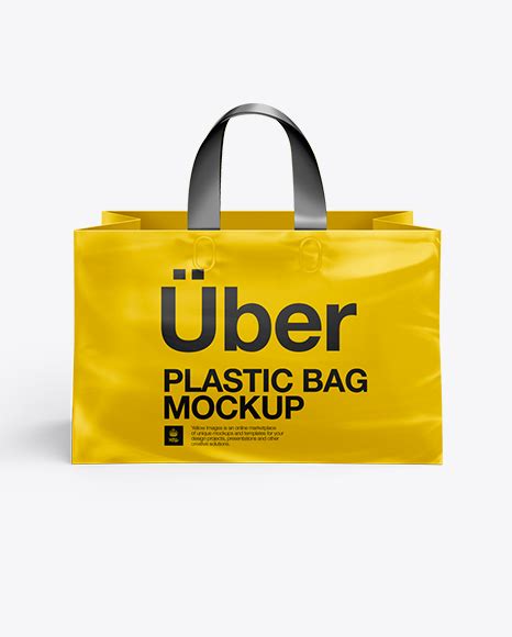 A free, realistic, abstract print tote bag mockup that is easy to customize via smart objects. Plastic Shopping Bag PSD Mockup - Front View in Bag & Sack ...