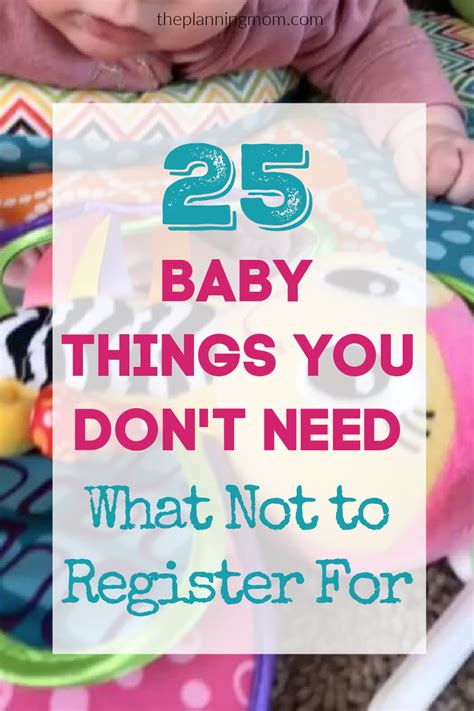 25 Baby Things You Dont Need What Not To Register For