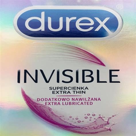 Durex Invisible Extra Sensitive Extra Lubricated Condoms - Buy condoms ...