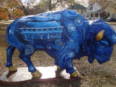 Buffalo Bartlesville Oklahoma Lion Sculpture Bartlesville Art
