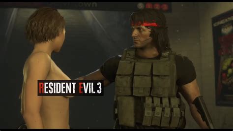 Resident Evil Remake Nude Jill Trifft Rambo Nude Mod Deutsch