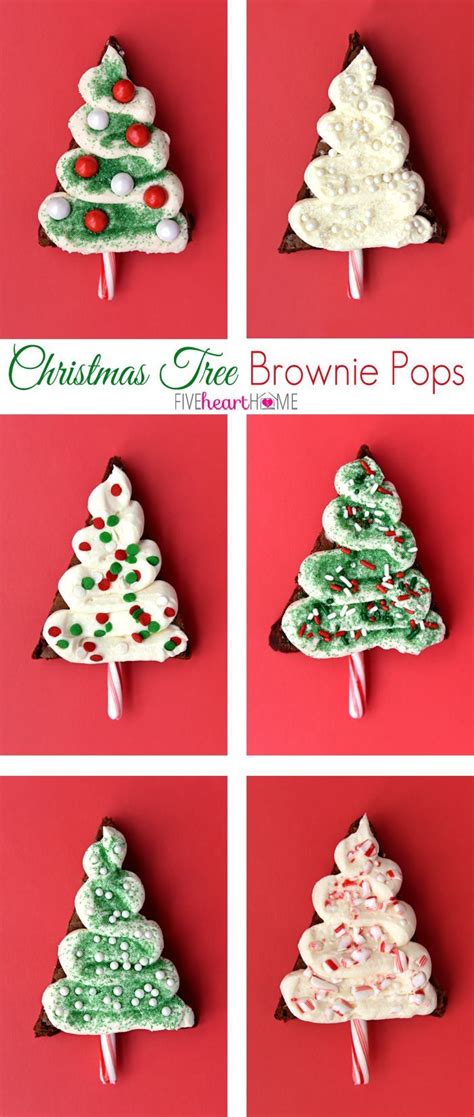 And my contribution to the event are these delicious christmas tree brownies! 19 Amazingly Cute Ideas For Christmas Treats That You Can Actually Make | Brownie pops ...