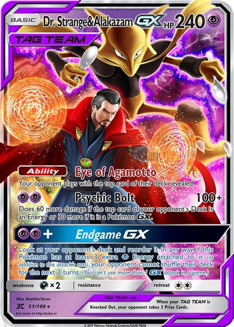 Buy and sell graded pokémon cards from the early wizards of the coast sets, or add to your modern collection with pokémon tcg booster boxes, tins, and elite trainer boxes from the latest releases like shining fates! Dr. Strange & Alakazam GX Custom Pokemon Card | Fake pokemon cards, Pokemon tcg cards, Pokemon cards