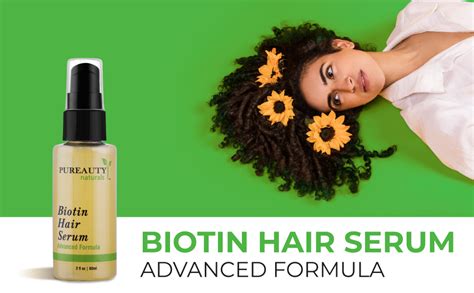 Pureauty Naturals Biotin Hair Serum 110 G Uk Beauty