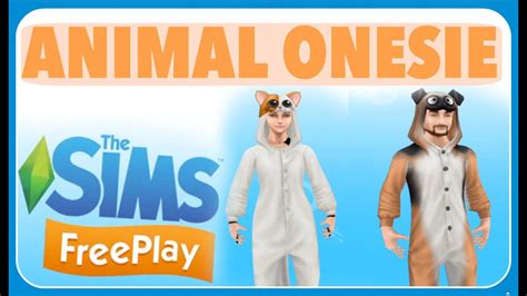 Sims Freeplay Animal Onesie Event Youtube