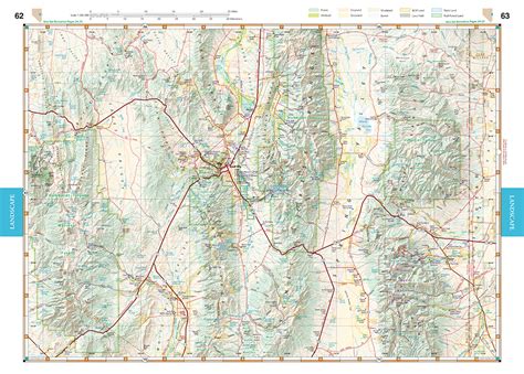 Nevada Road And Recreation Atlas Benchmark Maps
