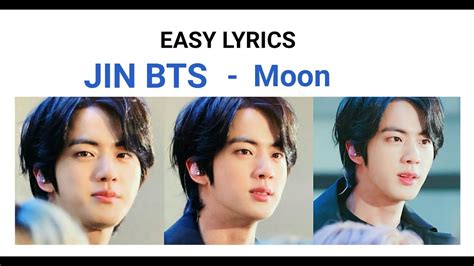Jin Bts Moon Easy Lyrics Youtube