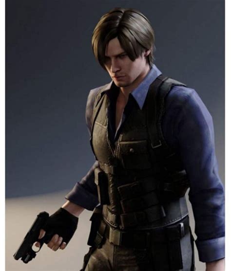 Video Game Resident Evil Leon Kennedy Vest Jackets Expert