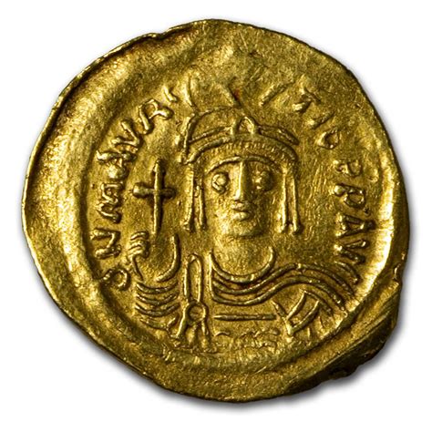 Buy Byzantine Gold Solidus Maurice Tiberius 582 602 Ad Ch Xf Apmex