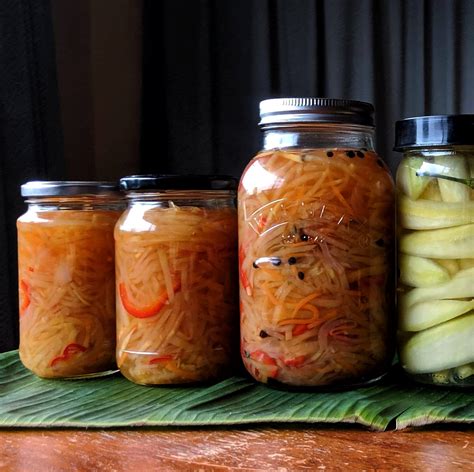 Atchara Pickled Green Papaya Relish — Filipino Food Movement Australia
