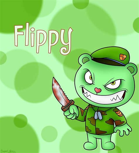Happy Tree Friends Flippy By Boxbird Htf Flippy Hd Phone Wallpaper