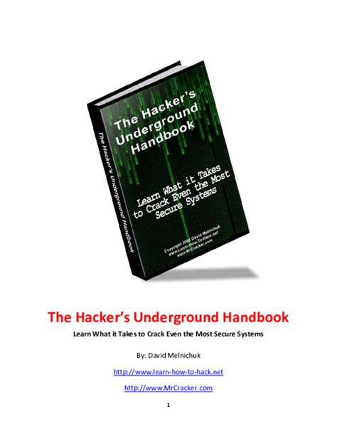 Pdf The Hackers Underground Handbook Ion Ion