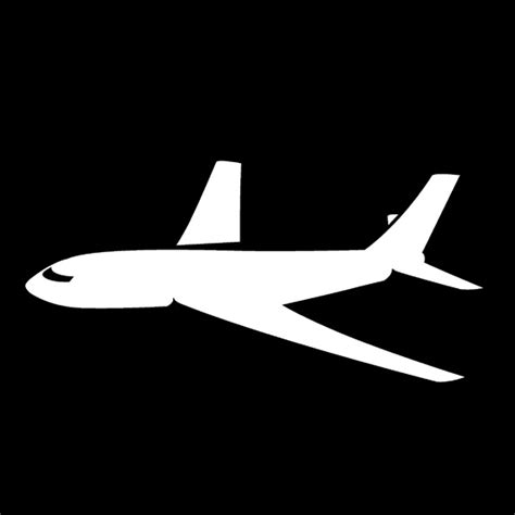A simple black background wallpaper without ads. Plane on black background Stock Images