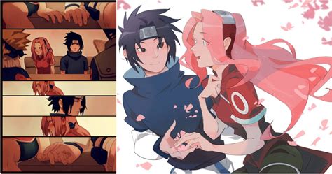 Naruto 10 Pieces Of Sakura And Sasuke Fan Art That Are Totally Romantic