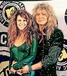 Whitesnake lead singer David Coverdale with then-girlfriend Tawny ...