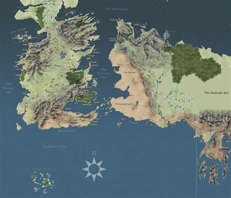 Interactive Game Of Thrones Map The Awesomer