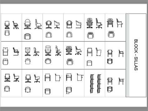 Block Chairs In Autocad Download Cad Free 44985 Kb Bibliocad